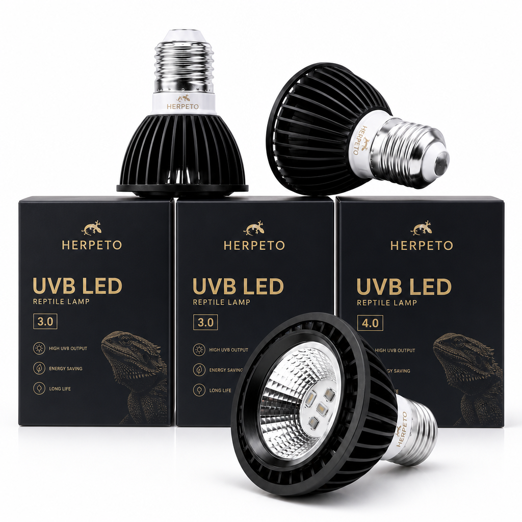 HERPETO Reptile LED Spotlight for Terrariums & Tropical Habitats