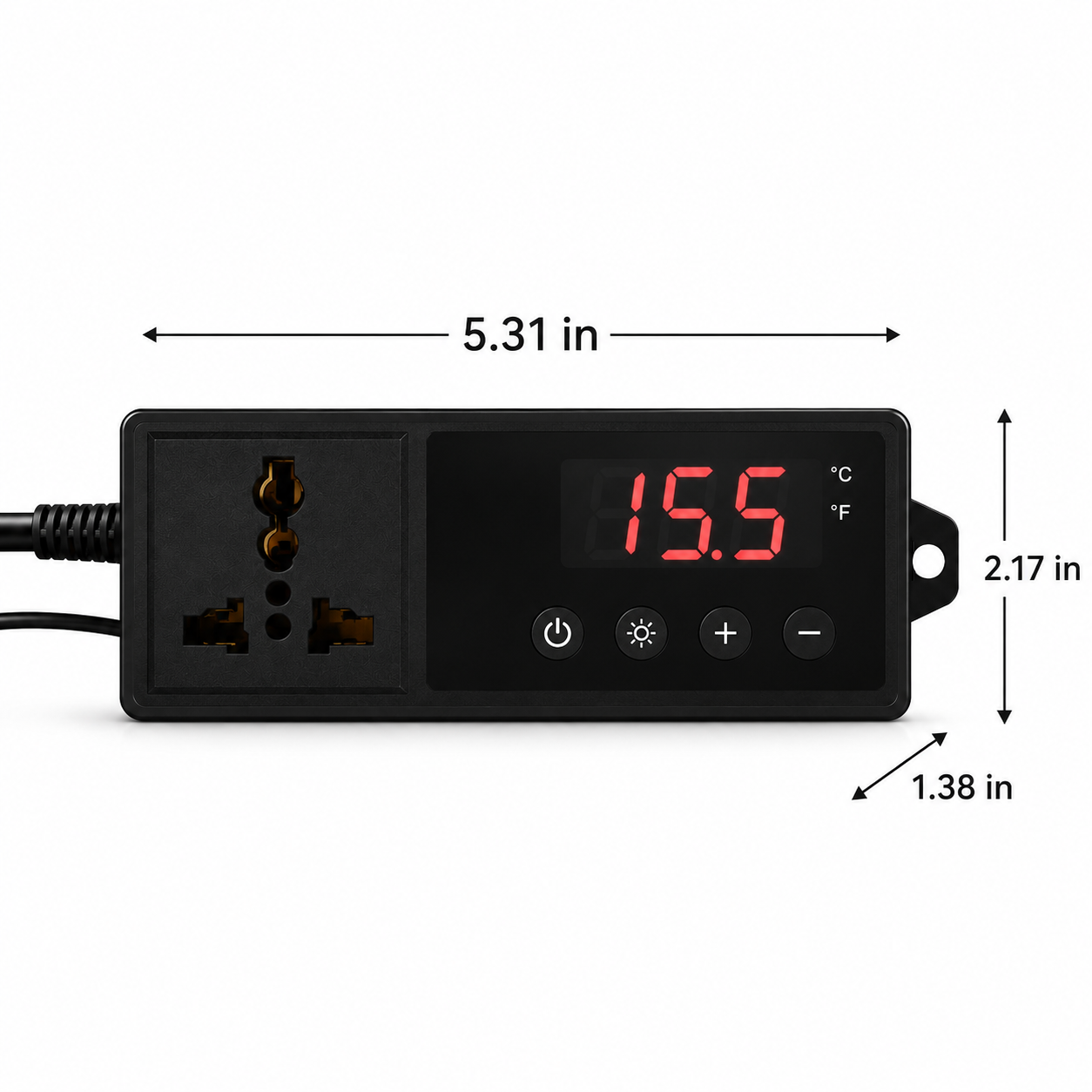 HERPETO Reptile Thermostat Controller for Ceramic Heat Emitters & Heat Lamps