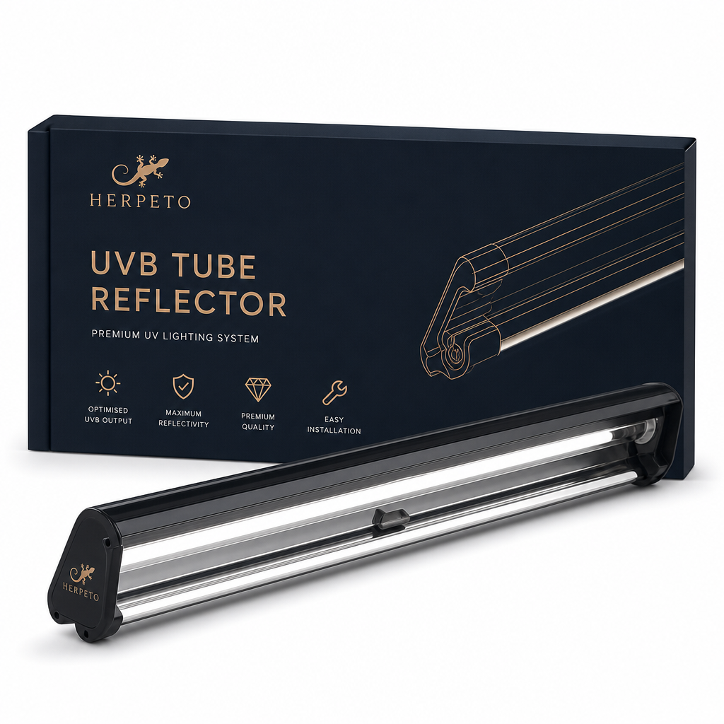 HERPETO T8 UVB Reflector for Reptile Lighting Systems