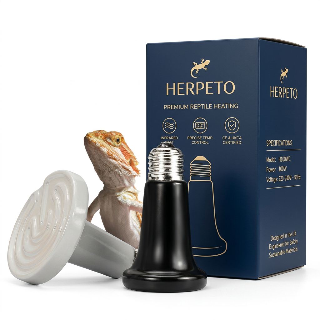 HERPETO Ceramic Heat Emitter | Reptile Heating