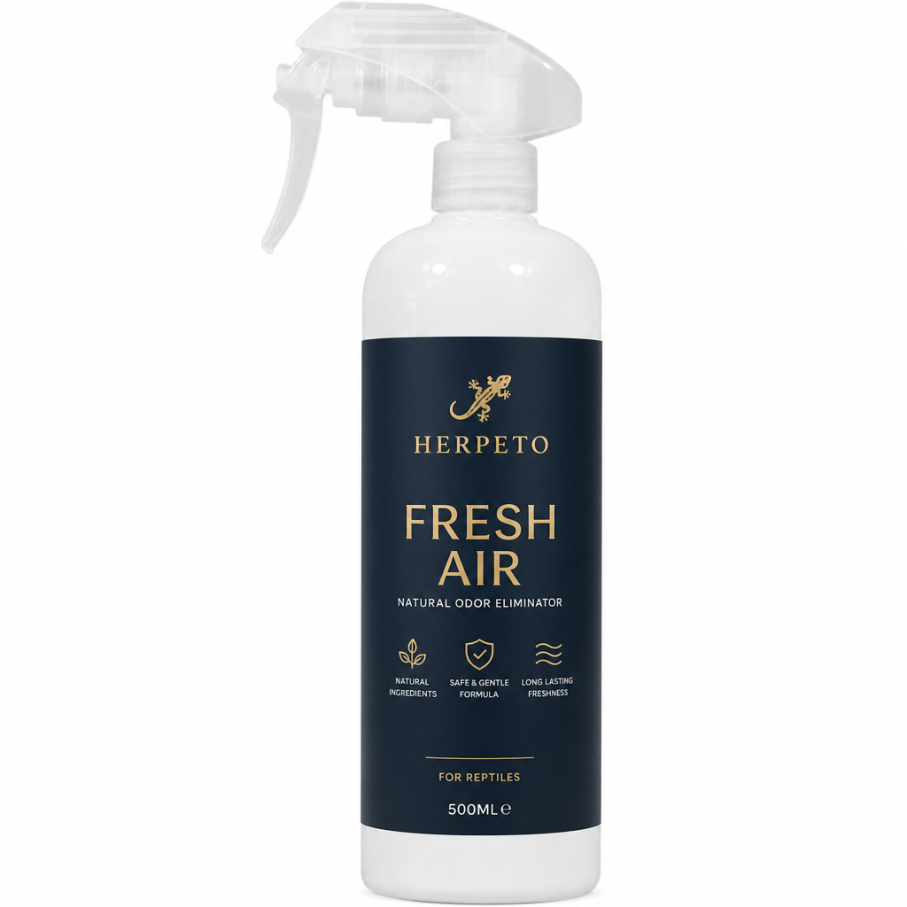 HERPETO Reptile Habitat Odor Remover Spray 500ml for Terrariums & Enclosures