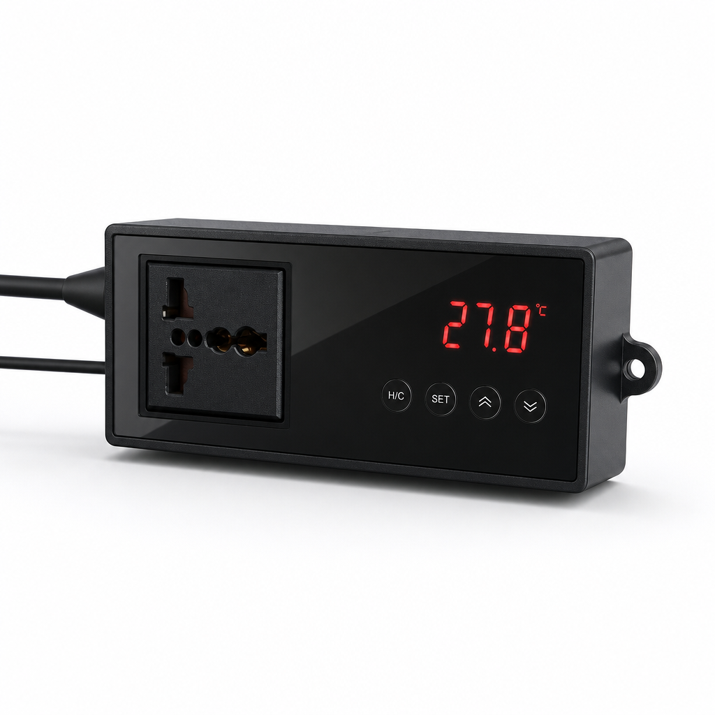 HERPETO Reptile Thermostat Controller for Ceramic Heat Emitters & Heat Lamps