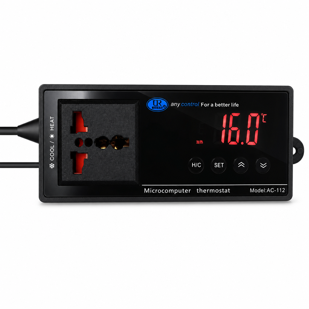 HERPETO Reptile Thermostat Controller for Ceramic Heat Emitters & Heat Lamps