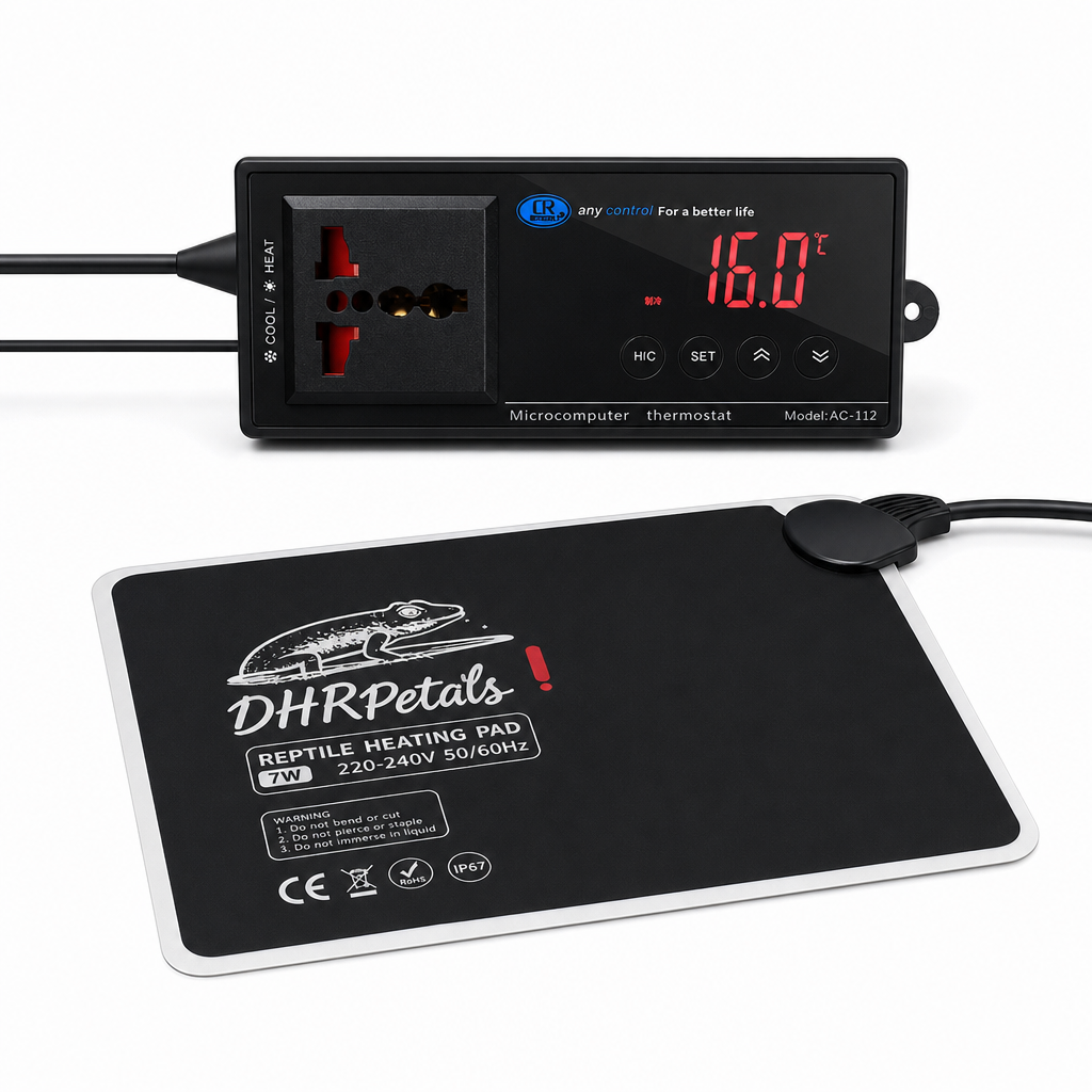 HERPETO Reptile Thermostat Controller for Ceramic Heat Emitters & Heat Lamps