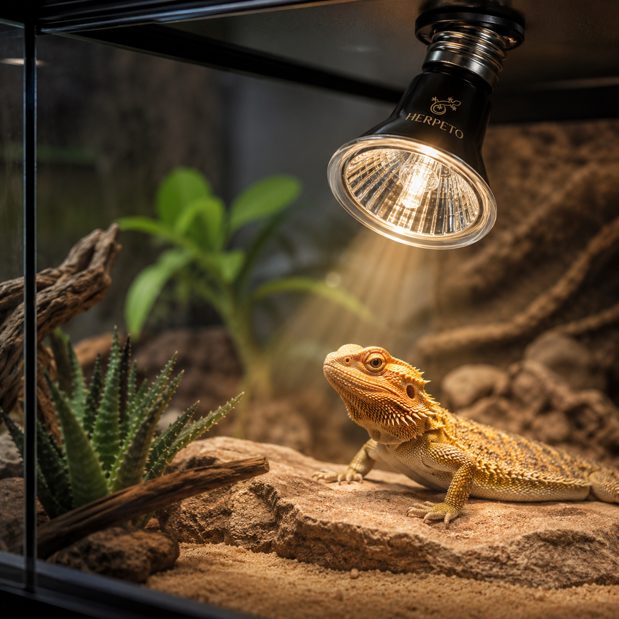 HERPETO Premium Halogen Lamp | UVA+UVB Basking Bulb