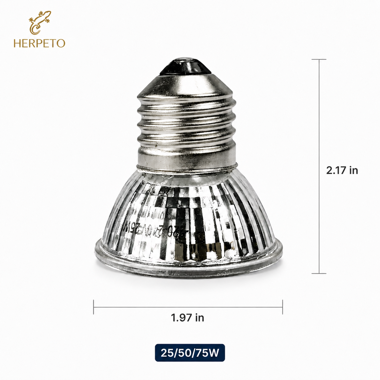 HERPETO Premium Halogen Lamp | UVA+UVB Basking Bulb