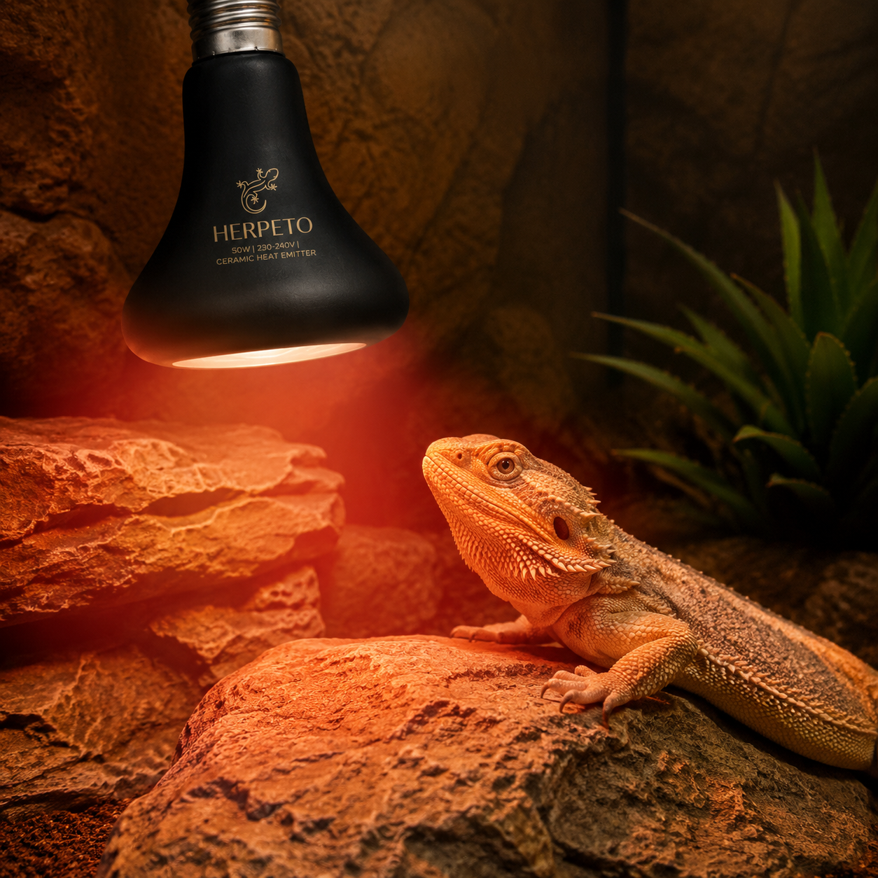 HERPETO Ceramic Heat Emitter | Reptile Heating