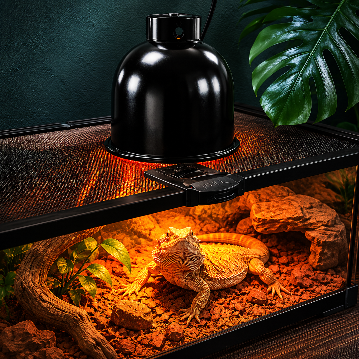 HERPETO Deep Dome Lamp | Heat & UVB Fixture