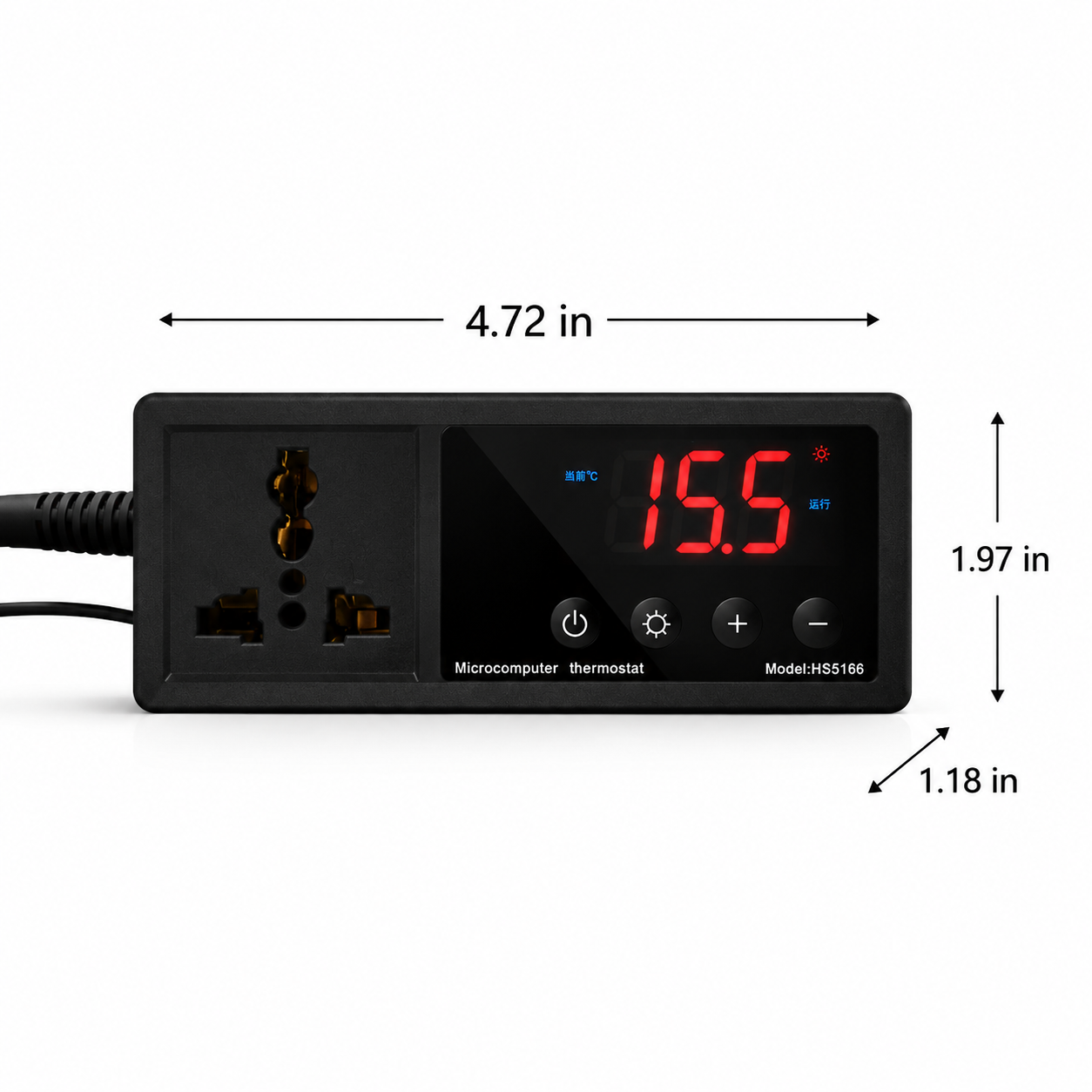 HERPETO Reptile Thermostat Controller for Ceramic Heat Emitters & Heat Lamps
