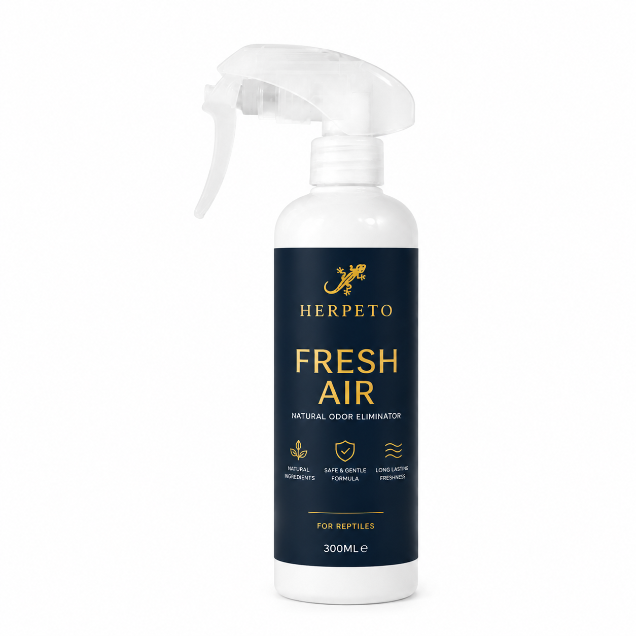 HERPETO Reptile Habitat Odor Remover Spray 500ml for Terrariums & Enclosures