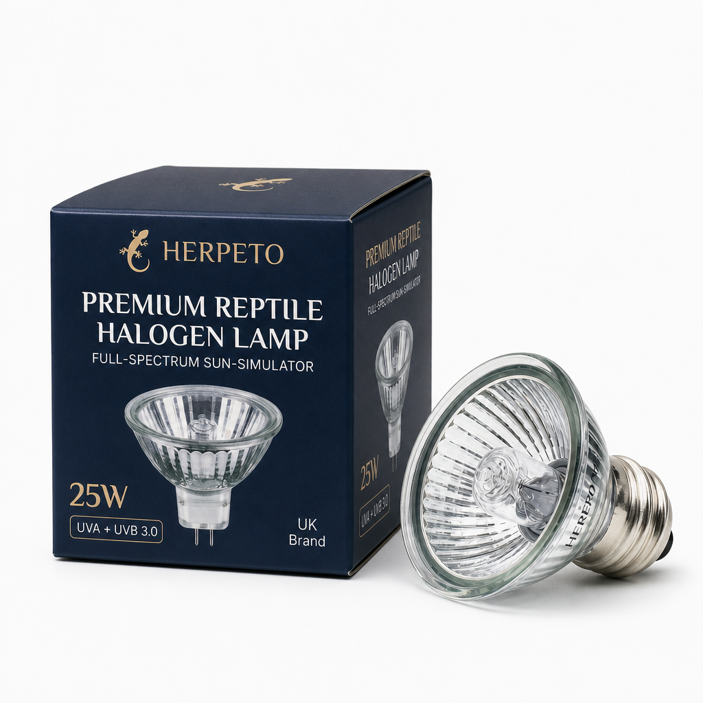 HERPETO Premium Halogen Lamp | UVA+UVB Basking Bulb
