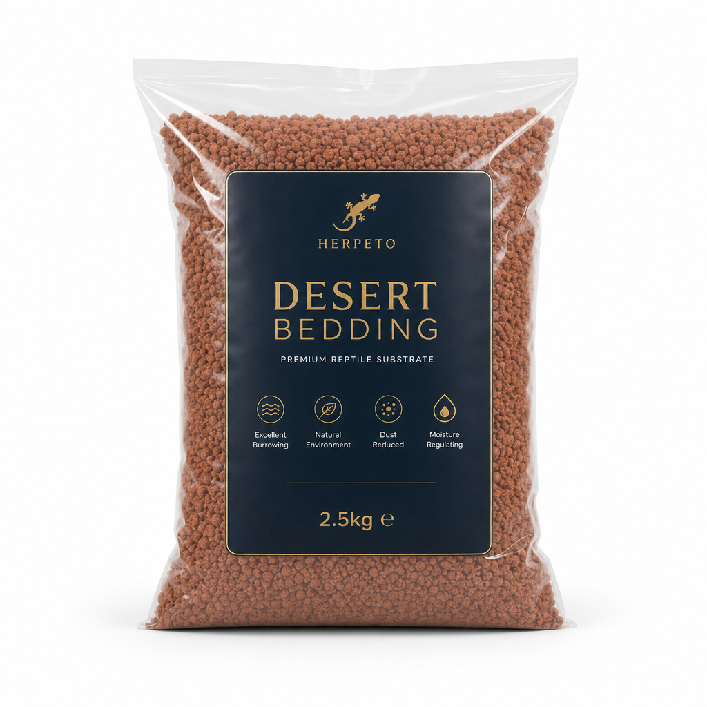 HERPETO Desert Bedding Reptile Substrate - Premium Natural Sand for Bearded Dragon, Leopard Gecko, Lizard Habitat
