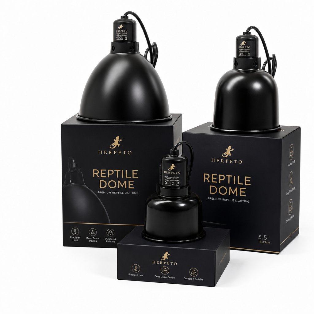 HERPETO Deep Dome Lamp | Heat & UVB Fixture